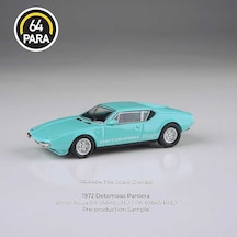 Para64 De Tomaso Pantera 1972 Verde Aqua Lights Down Pa-55645 Çok Renkli