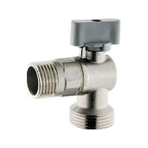 Mini Kürsesel Çamaşır Musluğu Kısa Tip. Gri
