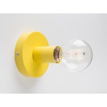 Riolight Retro2,vintage2,modern2,rustik2 Sarı 1xe27 Duylu Metal Duvar Aplik Sarı