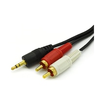 Alfais 4654 3.5 mm Stereo To 2 Rca Aux Tos Ses Kulaklık Kablosu