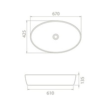 67 Cm Mat Gri Lavabo, Modern Ve Fonksiyonel 508 Yeşil
