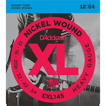 D'addario Exl145 Xl Nickel Serisi Elektro Gitar Tel Seti Heavy - 12-54 - Nickel Wound