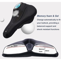 Flybuy Yumuşak Yol Yastığı Sürüş Sele Renkli Rahat Pedi Koltuk Koltuk Kaymaz Kapağı Kapağı Jel Ekipmanları Dağ Çok Bisikleti Bisikleti Bisiklet Bisiklet Aksesuarları Wj Çok Renkli