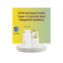 67w Hızlı Şarj Adaptörü Ve Veri Aktarım Özellikli Type-c Kablo Seti 1