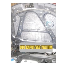 6mm -100cmx100cm 1m2 Alum Folyo Yapışkan Kalınlık Kaput Kauçuk Yalıtım Karavan Oto Ses Ve Isı