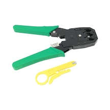 Ağ Kablosu Sıyırma Rj45 Rj11 Kablo Sıkma Pensesi