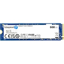 Kıngston Snv3s/500g, Nv3, 500gb, 5000/3000, Gen4, Nvme Pcıe M.2 2280, Ssd