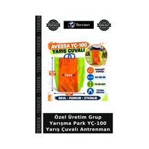 Özel Üretim Grup Yarışma Park Yç-100 Yarış Çuvalı Antrenman Çok Renkli