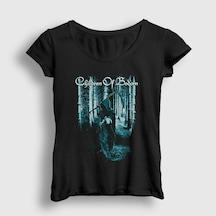 Presmono Kadın Forest Children Of Bodom T-shirt Siyah