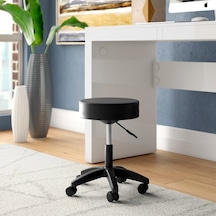 Depolife Tekerlekli Tabure Ofis Büro Hastane Labaratuar Öğrenci Eczane Ine