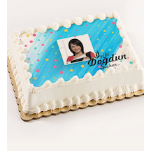 Kişiye Özel Yaş Pasta Üzeri Baskılı Yenilebilir Şekerli Kağıt - 2