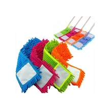 Paspas Yedeği Mikrofiber Makarna Mop Paspas Yedeği 40 Cm 10'lu Set