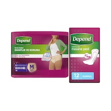 Depend Emici Külot Lohusa Pedi M- Orta Kadın 10 Lu Mesane Pedi M