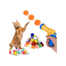 Kedi Oyun Tabancası İnteraktif - Peluş Toplarla Eğlenceli Oyun Zamanı, Ekstra Peluş Toplar Garantili