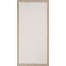 Cool Halı Oslo M60 Beyaz Mutfak Halısı Leke Tutmaz Tezgah Önü Yolluk Dokuma Bordürlü Sisal Halı