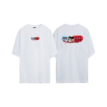 Thewert Unisex Dope D.o.d Eye Ön Arka Baskılı Beyaz Oversize T-shirt