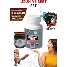 Libido Max Forte Erkeklere Özel Bölge Destekleyici Set Macun Ve Caps