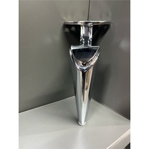 Belek Metal Ayak 25cm Krom Koltuk Dolap Komidin Şifonyer Modern Tv Ünite Modern Mobilya Puf Gümüş