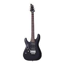 Schecter C-6 Fr Deluxe Solak Elekktro Gitar Satin Black
