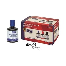 Kraf Tahta Kalemi Mürekkebi 100 Ml 6 Li Paket Renk Seçenekli Siyah