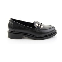 Bambi Siyah Kadın Loafer Ayakkabı K01257050309