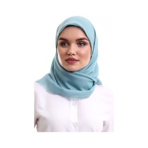 Pamuklu Pano Düz Desensiz Örtü Turkuaz