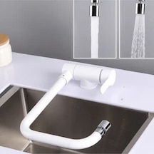 Mutfak Pencere Önü Katlanır Eviye Bataryası Mat Beyaz Yeni