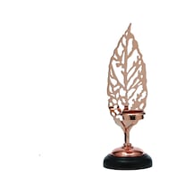 Vitale Yaprak Mumluk Bronz 35 Cm Ak.je0096