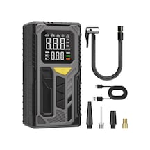 4000mah Hava Kompresörü Powerbank Özellikli Auhma Model Kompresör Araba Bisiklet Top Lastik Şişirme Pompası