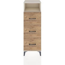 Hyperion Dolap Tek Raflı 3 Çekmeceli 44x44x134 Aytaşı-çam Aytaşı