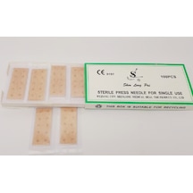 Shenlong Press Needle 0.22 X1.7 Mm-d 100 Adet Kalıcı Kulak Iğn...