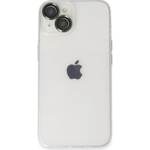 Newface Apple İphone 14 Kılıf Luko Lens Silikon - Yeşil