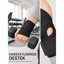 El Bilekliği Başparmak Destekli Ayarlanabilir Bilek Sargısı Sporcu Bilek Bandajı Ayarlanabilir El Bilek Bandajı Başparmak Geçişli Bilek Desteği Günlük Ve Spor Kull - Lisinya