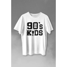 Doksanlar Çocuğu 90s Kids 1990 Lar Nostalji Baskılı Tişört Unisex T-shirt 001