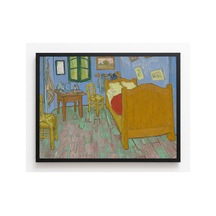 Klasik Sanat Van Gogh Yatak Odası Çerçevesiz Poster 21x30 Cm A4 Tablo Yağlı Boya Sanat Baskı