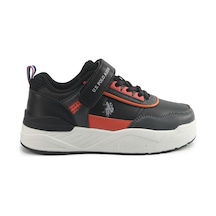 U.s. Polo Assn. George Jr 5pr Siyah Erkek Çocuk Sneaker 000000000102020813 Siyah-Turuncu