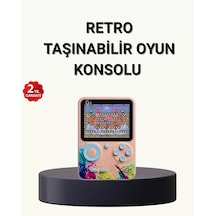 500 Klasik Oyunlu Retro Oyun Konsolu Taşınabilir Ve Tv Bağlantılı Mh-hs6408-7130 Çok Renkli