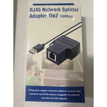 2 Port İnternet Çoğaltıcı 2 Port Rj45 Splitter