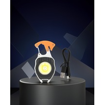 Usb Şarjlı Çok İşlevli Anahtarlık Fener Diğer