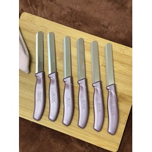 Kapris 6 Adet Sebze Bıçağı Seti Alman Model Rose Gold Slr02 Diğer