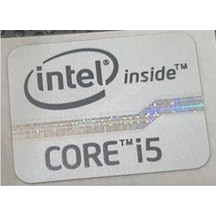 OEM İnside Core i5 metal renk Sticker Etiket D33