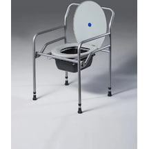 Seyyar Katlanabilir Hasta Yaşlı Tuvalet Sandalyesi Klozetli Wc Li