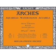 Arches Sulu Boya Blok Defter Rough 300G 20 Yaprak 31X41