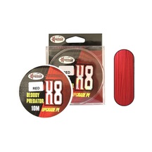 Captain Hook Line 8x Upgrade Pe 10mt 120lb Kırmızı-Pembe Bloody PredatorJigging Assist İpi