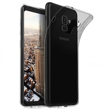 Samsung Galaxy S9 Plus Kilif Soft Silikon Seffaf-Siyah Arka Kapak 272842452
