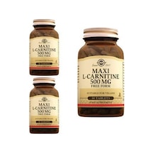Solgar Maxi L-carnitine 500 Mg 30 Tablet 3 Adet