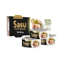 Sasu Zeytinyağlı Ton Balığı Bütün Dilim 6 x 80 G