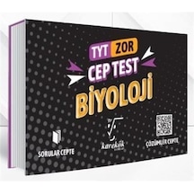 TYT Zor Biyoloji Cep Test -  Karekök Eğitim Yayın