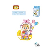 Loz Micro Block Serisi Pembe Astronot 410 Parça Oyuncak Yapım Seti Fflz-8828