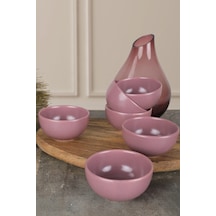 Keramika Mat Violet Bulut Çerezlik Sosluk 8 CM 6 Adet